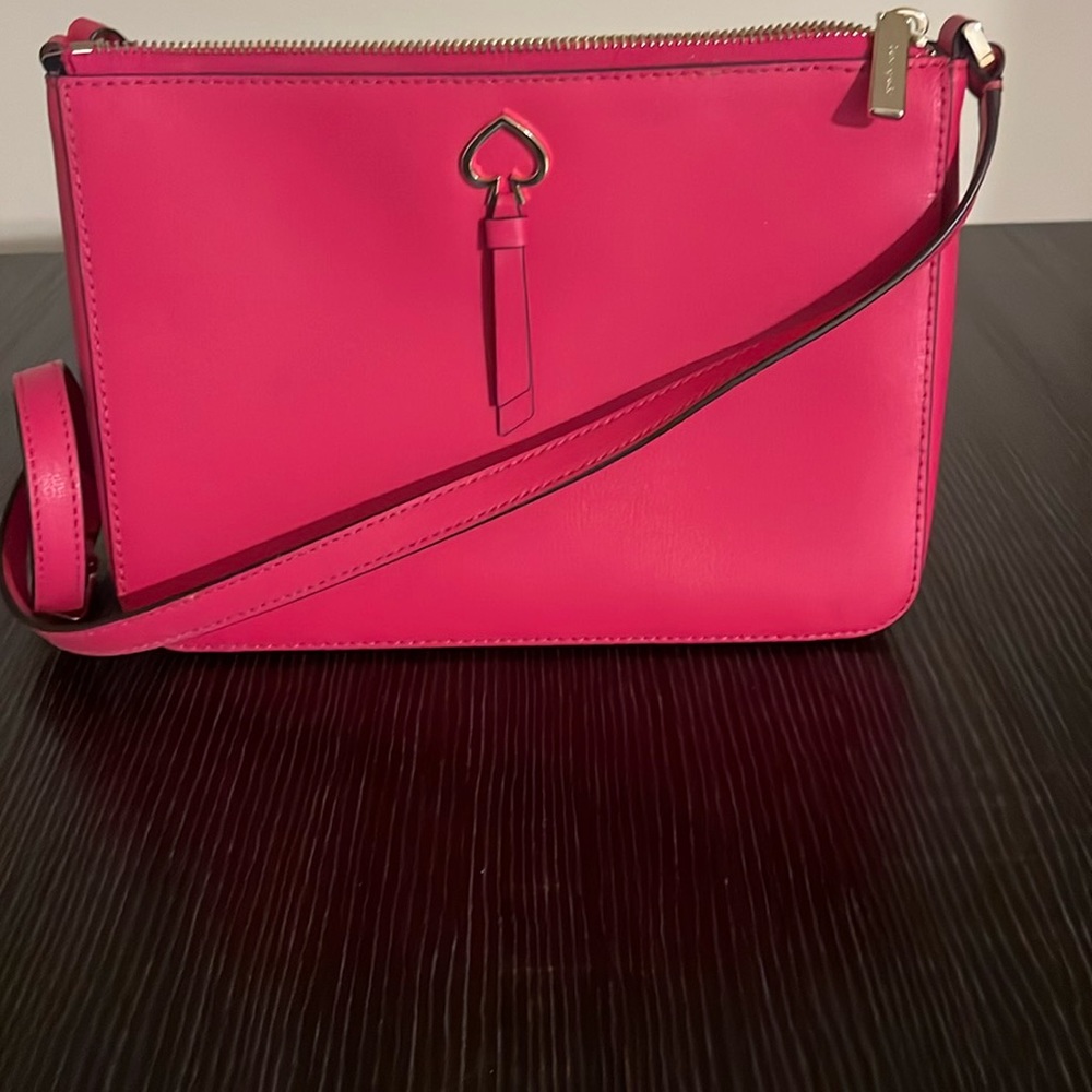 Small Kate spade pink cross body, only used once